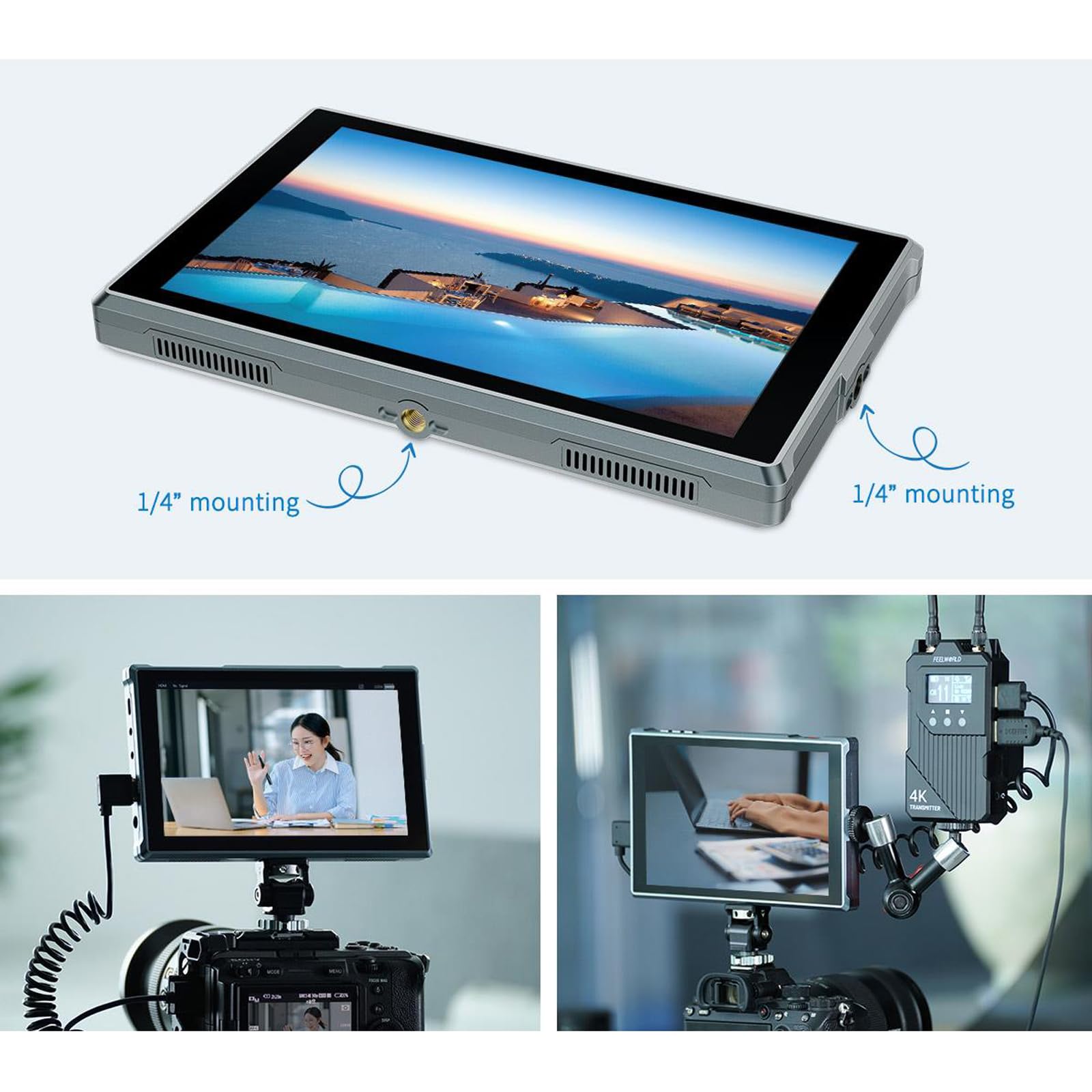 Amazon.com : FEELWORLD FW759 PRO 7 Inch Camera Monitor 22mm Ultra